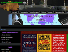 Tablet Screenshot of convertis-al-islam.fr